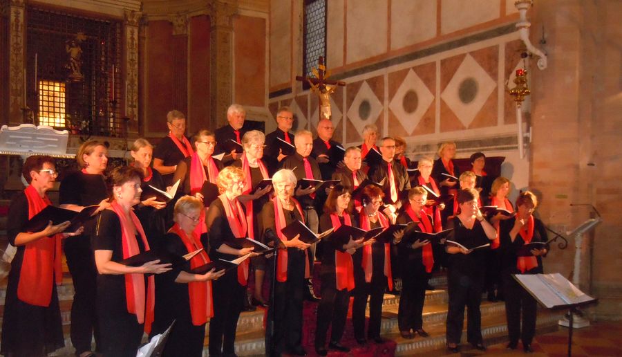 Konzertreise nach Abano 2017, Auftritt Kirche